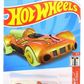 Hot Wheels 2024 - Collector # 237/250 - Quarter Mile Heroes 4/5 - Retro-Active - Brown / Glow-in-the-Dark Base and Tires - USA 'Let's Race' Card