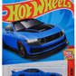 Hot Wheels 2024 - Collector # 250/250 - Then and Now 10/10 - New Models - Ford Mustang Dark Horse - Satin Blue - International Card