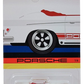 Hot Wheels 2024 - Theme / Porsche Series # 1/6 - Porsche 356 Speedster - White / Red Stripes - C5 Wheels - Walmart Exclusive