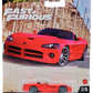 Hot Wheels 2025 - Premium / Fast & Furious 2/5 - 2003 Dodge Viper SRT10 - Red Body / Black Interior & Base - Metal/Metal & Real Riders