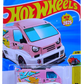 Hot Wheels 2025 - Collector # 011/250 - HW Art Cars 1/10 - New Models - Kei Swap - Pink / 'W' on Roof - USA Card