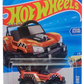 Hot Wheels 2025 - Collector # 022/250 - HW Ride-Ons 1/5 - Bogzilla - Metalflake Brick Red - USA 'Let's Race' Card