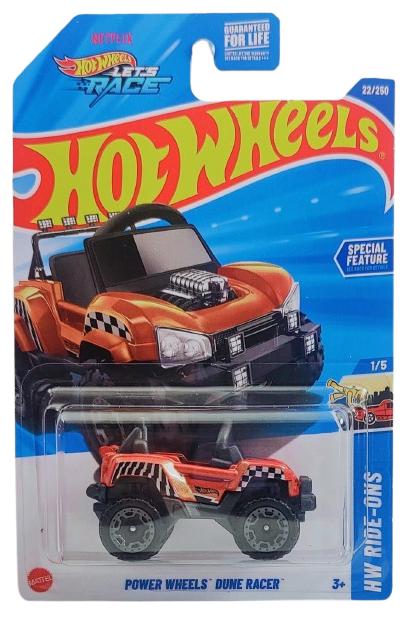 Hot Wheels 2025 - Collector # 022/250 - HW Ride-Ons 1/5 - Bogzilla - Metalflake Brick Red - USA 'Let's Race' Card