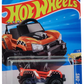 Hot Wheels 2025 - Collector # 022/250 - HW Ride-Ons 1/5 - Bogzilla - Metalflake Brick Red - International 'Let's Race' Card
