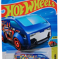 Hot Wheels 2025 - Collector # 035/250 - HW Art Cars 3/10 - The Vanster - Blue / Multi-Colored Shapes / "N" on Roof - USA 'Epic Race' Card