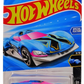 Hot Wheels 2025 - Collector # 037/250 - X-Raycers 3/10 - Crescendo - Transparent Blue - USA 'Let's Race' Card