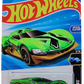 Hot Wheels 2025 - Collector # 037/250 - X-Raycers 3/10 - Crescendo - Transparent Green - USA Card