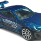 Hot Wheels 2025 - Collector # 048/250 - HW J-Imports 3/5 - Subaru BRZ - Metalflake Blue - White 10 Spokes - International Card