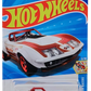 Hot Wheels 2025 - Collector # 051/250 - HW Celebration Racers 2/10 / Valentine's Day - '69 Corvette Racer - White / Red & Gold Stripes - USA Card