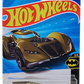 Hot Wheels 2025 - Collector # 054/250 - Batman 2/5 - Batman Arkham Asylum Batmobile - Metalflake Dark Gold - USA 'Batman' Card