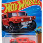 Hot Wheels 2025 - Collector # 055/250 - HW Dirt 1/10 - Humvee - Red - USA Card