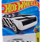 Hot Wheels 2025 - Collector # 061/250 - HW Art Cars 6/10 - Hi-Roller II - White with Black Stripes / "R" on Roof - USA Card