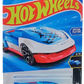 Hot Wheels 2025 - Collector # 065/250 - X-Raycers 6/10 - El Viento - White - USA 'Let's Race' Card