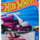 Hot Wheels 2025 - Collector # 068/250 - HW Ride-Ons 3/5 - Draggin' Wagon - Purple - White 5 Spokes - International Card