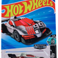 Hot Wheels 2025 - Collector # 071/250 - HW Modified 3/5 - ZAMAC 007 - Punk Rod - ZAMAC Body / #99 on Front Deck / Black Base - Walmart Exclusive - USA Card