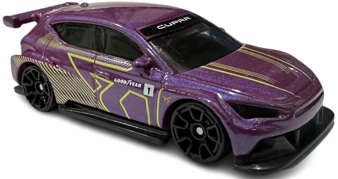 Hot Wheels 2025 - Collector # 072/250 - HW EV 4/10 - New Models - Cupra e-Racer - Pearl Purple - USA Card