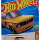 Hot Wheels 2025 - Collector # 077/250 - HW: '70s vs. '90s 5/10 - BMW 2002 - Dark Yellow - L4 Wheels - USA Card