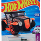 Hot Wheels 2025 - Collector # 084/250 - HW Design By 3/5 - Gotta Go - Matte Black over Orange - USA 'Let's Race' Card