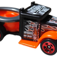 Hot Wheels 2025 - Collector # 084/250 - HW Design By 3/5 - Gotta Go - Matte Black over Orange - USA 'Let's Race' Card