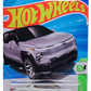Hot Wheels 2025 - Collector # 086/250 - HW EV 6/10 - Silverado EV RST - Gray Enamel / Black Roof - International Card
