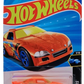 Hot Wheels 2025 - Collector # 089/250 - X-Raycers 7/10 - Stockar - Transparent Orange / #18 - USA Card