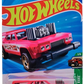 Hot Wheels 2025 - Collector # 091/250 - HW Reverse Rake 1/5 - Cruise Bruiser - Deep Pink with Mooneyes & other Racing Decals - USA Card