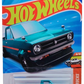Hot Wheels 2025 - Collector # 093/250 - HW Hot Trucks 6/10 - 1975 Datsun Sunny Truck (B120) - Metalflake Teal - International Card