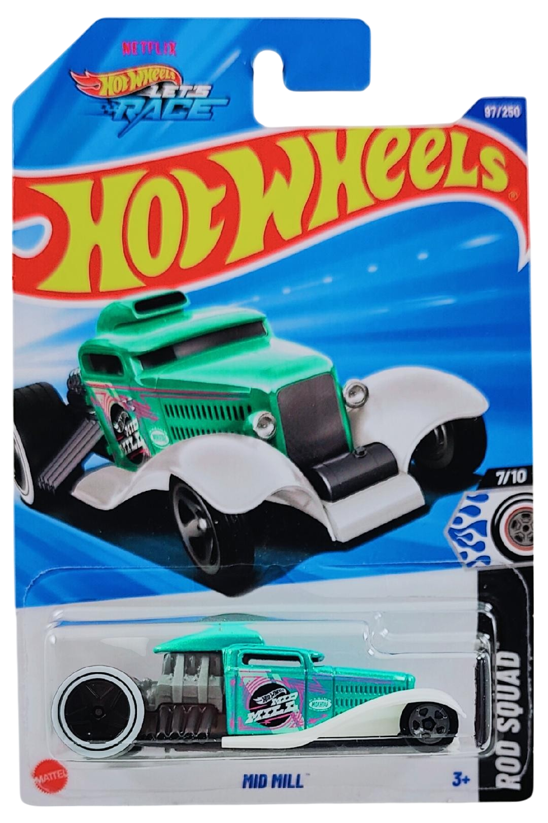 Hot Wheels 2025 - Collector # 097/250 - Rod Squad 7/10 - Mid Mill