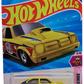 Hot Wheels 2025 - Collector # 102/250 - Compact Kings 3/10 - '76 Chevy Chevette - Yellow / NHRA - International Card