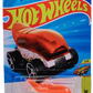 Hot Wheels 2025 - Collector # 106/250 - Fast Foodie 2/5 - Sushi Tuner - White / Bright Orange Window Dome - USA 'Let's Race' Card