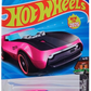 Hot Wheels 2025 - Collector # 108/250 - My Dream Garage 4/5 / New Models - Slide-Burn - Pink Metalflake / Black Hood - USA 'Let's Race' Card