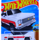Hot Wheels 2025 - Collector # 115/250 - HW Dirt 5/10 - '75 Chevy Blazer Custom - White & Red - Baja 5 Wheels - USA Card
