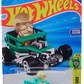 Hot Wheels 2025 - Collector # 118/250 - Experimotors 3/10 - Skull Shaker - Turquoise / Alabaster Figure - USA 'Let's Race' Card
