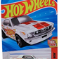Hot Wheels 2025 - Collector # 121/250 - Then and Now 1/10 - '67 Ford Mustang Coupe - White / Red Stripes & Hot Wheels - USA Card