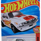 Hot Wheels 2025 - Collector # 121/250 - Then and Now 1/10 - '67 Ford Mustang Coupe - White / Red Stripes & Hot Wheels - International Card