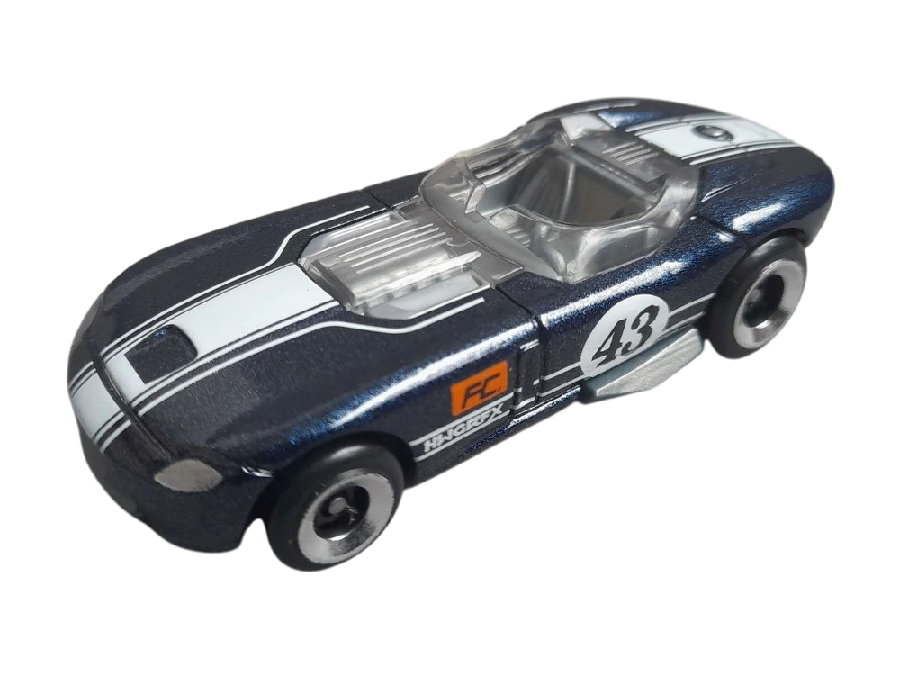 Hot Wheels 2025 - Collector # 128/250 - Compact Kings 5/10 - RRRoadster - Dark Blue Metalflake / #43 - USA Card