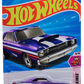 Hot Wheels 2025 - Collector # 129/250 - Compact Kings 6/10 - '68 Dodge Dart - Metalflake Purple with Stripes - Retro Slot Wheels - USA Card