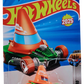 Hot Wheels 2025 - Collector # 148/250 - HW Metro 5/5 - New Model - Cone Shaker - Orange over Green - International 'Let's Race' Card
