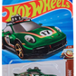 Hot Wheels 2025 - Collector # 154/250 - Safari Mode 2/5 - Porsche 911 Rallye - Dark Green - Muscle Car 5-Spoke Wheels - International Card