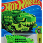 Hot Wheels 2025 - Collector # 156/250 - Experimotors 4/10 - HW Ultimate T-Rex Transporter - Green - Green TRAP5 Wheels - International 'Let's Race' Card
