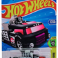 Hot Wheels 2025 - Collector # 160/250 - Experimotors 5/10 - Crate Racer - Metalflake Dark Grey - White 5 Spoke Wheels - USA 'Let's Race' Card
