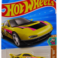 Hot Wheels 2025 - Collector # 163/250 - HW: '70s vs. '90s 9/10 - '95 Mazda RX-7 Drift - Yellow / #95 - International Card