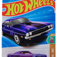 Hot Wheels 2025 - Collector # 164/250 - HW: '70s vs. '90s 10/10 - '70 Dodge HEMI Challenger - Purple Metalflake - International Card