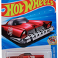 Hot Wheels 2025 - Collector # 167/250 - HW Celebration Racers 6/10 - Mattel Dream Mobile - Metalflake Red with '80' Anniversary Logo - International '80' Anniversary Logo Card