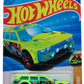 Hot Wheels 2025 - Collector # 184/250 - HW Wagons 2/5 - Track Dwagon - Neon Green - Kroger Exclusive - USA Card