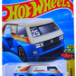 Hot Wheels 2025 - Collector # 200/250 - Peak Pursuit 3/10 - VW T3 Custom - White over Blue - USA Card