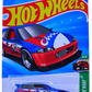 Hot Wheels 2025 - Collector # 201/250 - Reverse Rake 5/5 - Honda Civic Custom - Blue Metalflake / #22 - USA Card