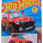 Hot Wheels 2025 - Collector # 203/250 - Safari Mode 5/5 - New Models - Lil' Roar - Red / White Roof / #2 - USA Card