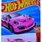 Hot Wheels 2025 - Collector # 220/250 - Then and Now 8/10 - Porsche 911 GT3 RS - Pink / #27 / Black & Gold Accents - USA Card