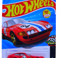 Hot Wheels 2025 - Collector # 222/250 - Race Day 10/10 - Ferrari 365 GTB4 Competizione - Red / #64 - Orange Chrome 5 Spokes - USA 'Prancing Horse' Card
